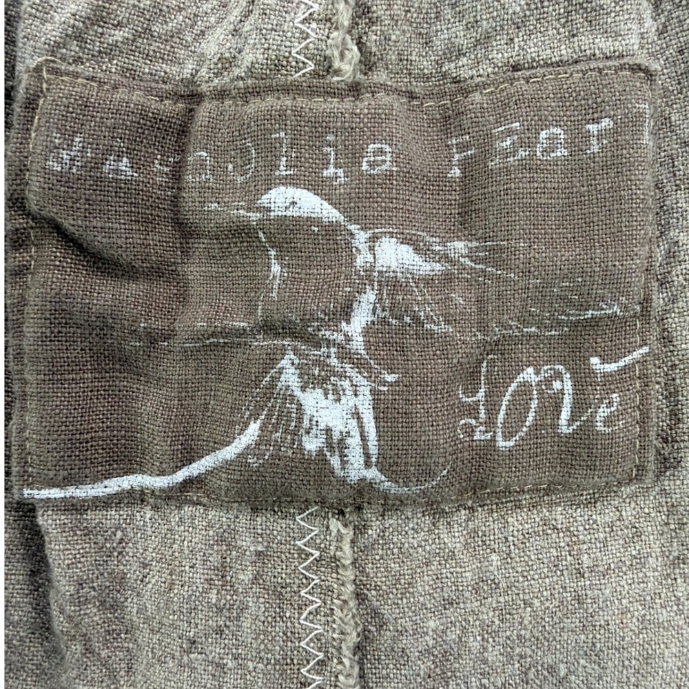 Magnolia Pearl Love Linen Tank Women OS Brown Natural Relaxed Boho Elegant Chic - Picture 13 of 16